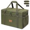 Lemubeane Tactical Camping Storage Bag Utility Tote Bag Organizer with Axe Holder & Shoulder Strap (OD Green, X-Large (57L)) view 1