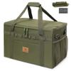 Lemubeane Tactical Camping Storage Bag Utility Tote Bag Camping Kitchen Organizer with Axe Holder & Shoulder Strap (OD Green, Medium (38L)) view 1