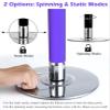 Blazea Home Apartment Spinning Pole Dancing Pole Purple, Portable Stripper Pole for Studio/Bedroom/Gym/Bar, Indoor Dance Pole Free Standing view 3