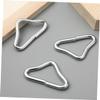 Mipcase 125pcs Replacement Trampoline Net Trampoline Stakes Anchors Side Release Buckle Bungee Bed Triangle Ring view 2
