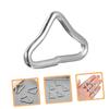 Mipcase 125pcs Replacement Trampoline Net Trampoline Stakes Anchors Side Release Buckle Bungee Bed Triangle Ring view 3