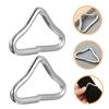 Mipcase 125pcs Replacement Trampoline Net Trampoline Stakes Anchors Side Release Buckle Bungee Bed Triangle Ring view 4