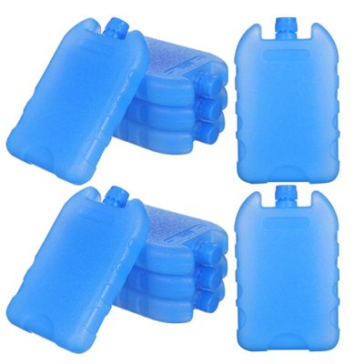 Ciieeo 10pcs Reusable Ice Packs for Cooler Bags Pe Freezer Packs for Air Conditioner Fan for Drink Cooling Food Preservation and Outdoor Activities