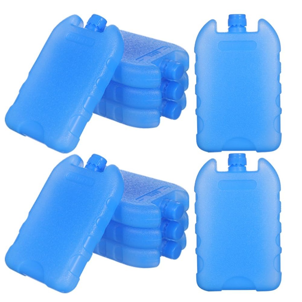 Ciieeo 10pcs Reusable Ice Packs for Cooler Bags Pe Freezer Packs for Air Conditioner Fan for Drink Cooling Food Preservation and Outdoor Activities