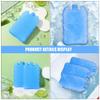 Ciieeo 10pcs Reusable Ice Packs for Cooler Bags Pe Freezer Packs for Air Conditioner Fan for Drink Cooling Food Preservation and Outdoor Activities view 2