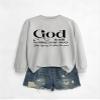 Pifnxtamy Sweatshirt for Women Christian Pullover God is Still Writing Your Story Shirt Crewneck Tops Bible Quote Tshirt Gray view 2