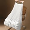 Women's Dress Premium Solid A Line Dress Satin Pleated Skirts Plus Size Summer Swing Midi Dress 2024 A-White view 2