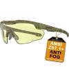 HTS HUNTERSKY S57 Yellow Lens Ballistic Tactical Shooting Glasses ANSI Z87+ UV400 Anti-Fog Eyewear for Airsoft Range Security and Outdoor Sports, for Men and Women view 1