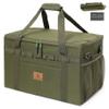 Tactical Camping Storage Bag Utility Tote Bag Camping Kitchen Organizer with Axe Holder & Shoulder Strap (OD Green, Large (46L)) view 1