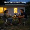 NJZ Folding Outdoor Table  Easy to Use, Stable for Everyday Tasks, Compact Roll-Up Design, Portable Table for Camping, Backyard & Simple Outdoor Use view 2