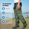 JCWGLY Outdoor Waterproof Hip Waders for Men Gardening Pond Wading Fishing Hip Boots Lightweight Wader Non-Slip and Sturdy(Green camo,9) view 2