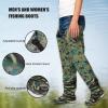 JCWGLY Outdoor Waterproof Hip Waders for Men Gardening Pond Wading Fishing Hip Boots Lightweight Wader Non-Slip and Sturdy(Green camo,9) view 3