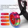 A pair Bike Training Wheels 12inch 14inch 16inch 18inch Bicycle Wheels for Kids with Flashing Lights with Tools (Pink,16inch) view 2