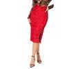 Women's Sequin Skirt High Waist Side Split Sparkly Glitter Pencil Midi Skirts Sexy Elegant Cocktail Party Skirt view 3