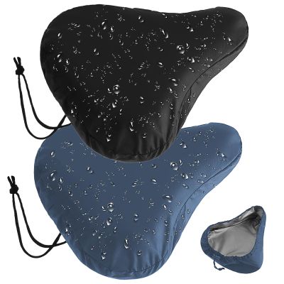 2 Pcs Bike Seat Cover, Mabor Waterproof Bicycle Seat Cover with Drawstring Mountain Bike Seat Cover Rain Dust Protective Cushion Saddle Cover Accessories for Men Women
