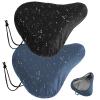 2 Pcs Bike Seat Cover, Mabor Waterproof Bicycle Seat Cover with Drawstring Mountain Bike Seat Cover Rain Dust Protective Cushion Saddle Cover Accessories for Men Women view 1