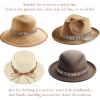 0.7852 Inch Hat Bands for Women Cowboy Hat Band, Cowboy Hat Band for Men Ethnic Western Rural Hat Belts Western Hat Band for Women Men Cowgirl Rope Belt (Braid) view 3