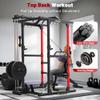 ARMAC Power Cage,Power Rack with LAT Pulldown,Multi-Function Training Attachments for Home Gym Fitnees Equipment,1500LBS view 3