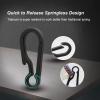 PJYTAC Titanium Keychain Carabiner with Side-pushing Key Rings D Ring for Car Keys view 4