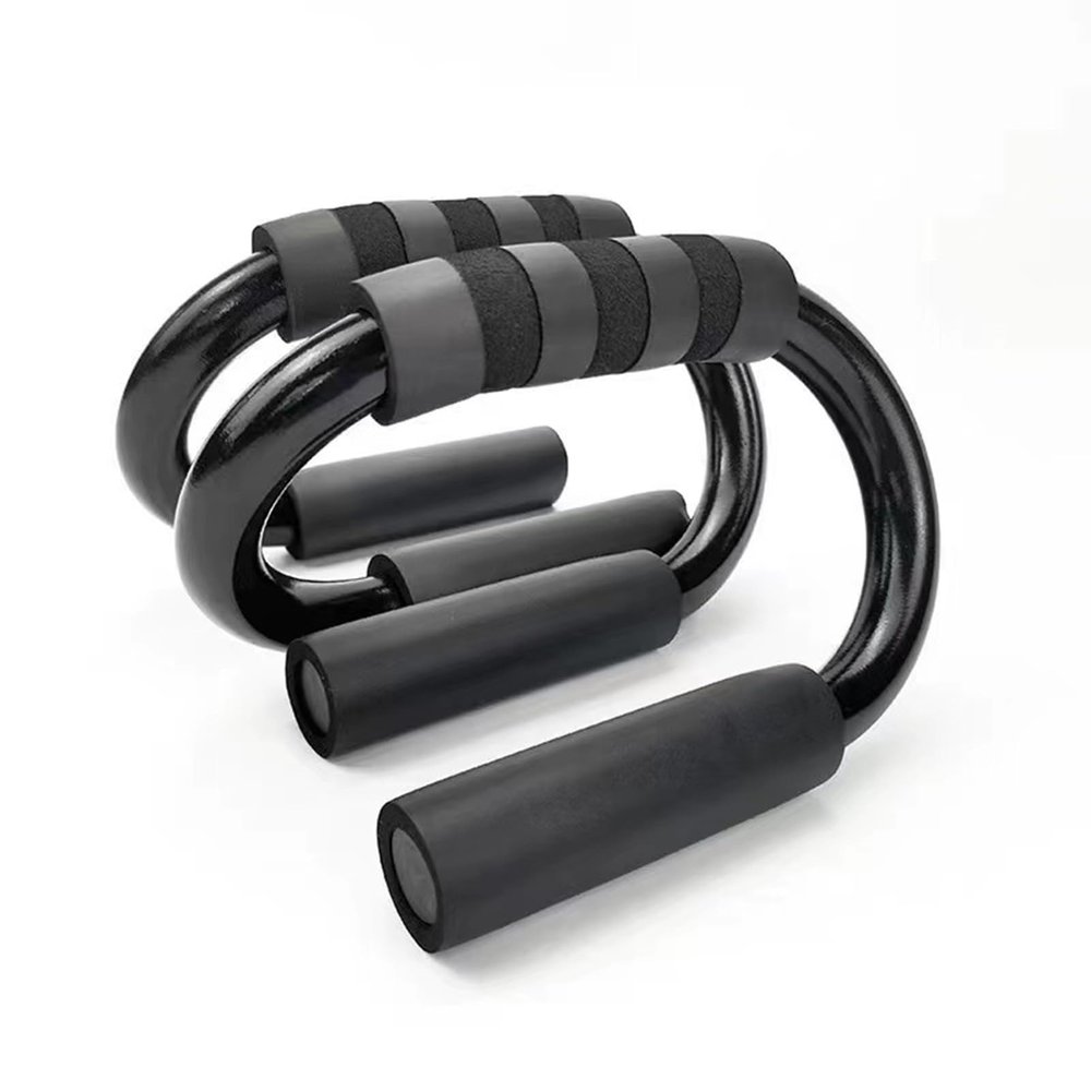 SHAIXIA Push Up Bars Heavy Metal Workout Stands With Ergonomic Cushioned Foam Grip Push up Handles with Non-Slip Sturdy Structure for Outdoor, Gym, Home Men & Women