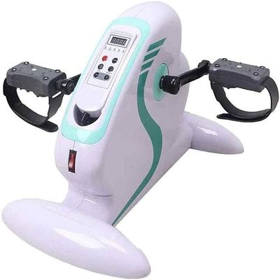 SDVantage Electric Pedal Exerciser Fitness Exercise Bike,Knee & Leg Exercise Peddling Machine Adjustable Fitness Motorized Portable Fitness Cycling Trainer (White)