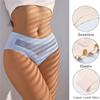 LYFDDP Mid-Waist Quick-Drying Invisible ice-Silk Panties, Ultra-Thin Non-Marking ice-Silk Underwear, Women's ice-Silk Panties (3pc-4,XL) view 2
