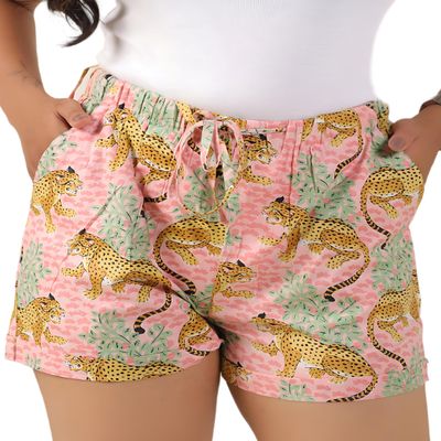 AUZURE Women's Summer Casual Shorts Dressy Elastic High Waist Drawstring Fashionable and Comfortable Flowy Shorts with Pockets - Medium