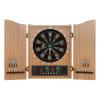 AGULIUM Dart Board Cabinet Set Electronic Dart Machine with 4 LED Displays 12 Darts 88 Dart Heads 27 Games and 243 Variations Up to 16 Players(Yellow) view 1
