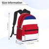 WURTON Flag Of Costa Rica Print Backpacks Casual Work,Travel,Outdoor Activities Fashionable Bag Unisex Daypacks view 4