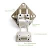 Tactical Helmet Night Vision Goggles Mount for PVS 15/18,L4G19 Helmet Mount Night Vision Goggle Arm Bracket with Shroud view 3