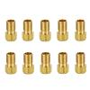 10 PCS Valve Core Pump Adapter Solid Brass Presta Valve Adapter to Convert Presta to Schrader Bike Pump Adapter with Seal Rings Adapter Converter for Bikes view 1
