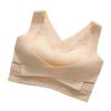Everyday Bras for Womens Front Cross Adjustable Side Buckle Wireless Lace Bra Seamless Sports Yoga Push-up Bras view 1