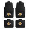 FANMATS 39911 NBA - Los Angeles Lakers 4-pc Vinyl Car Mat Set | Front Seat and Back Seat Car Mats with Team Logo view 1