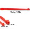 TDGBIH 4 Pcs Fish Hook Remover Tool Fishing Accessories Fishing Hook Remover Tool Fish Disgorger Fishing Tools, Quick Fishing Hook Removal Secure Hook Extractor for Fishing, Red view 2