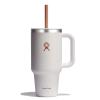 Hydro Flask Travel Tumbler with Handle, Lid and Straw - Insulated Stainless Steel in 32 Oz Seasalt view 1