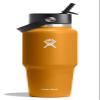Hydro Flask Travel Water Bottle - Insulated Stainless Steel - Wide Straw Lid, Non Spill, Leakproof in 32 Oz Fossil Brown view 1