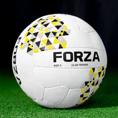 FORZA Netballs & Carry Bag [12 Pack] | Ideal for Schools, Teams & Clubs - Club Training & International Match netballs in Sizes 4 or 5 (Club Training, Size 4)