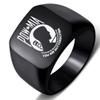 Black Engraved POW/MIA Flag The National League of Families Mens Womens Ring view 1