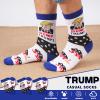 SURGETIDE Trump Socks 3-Pack - Funny Donald Trump Gifts for Men Women, Patriotic MAGA American Flag Novelty Socks view 4