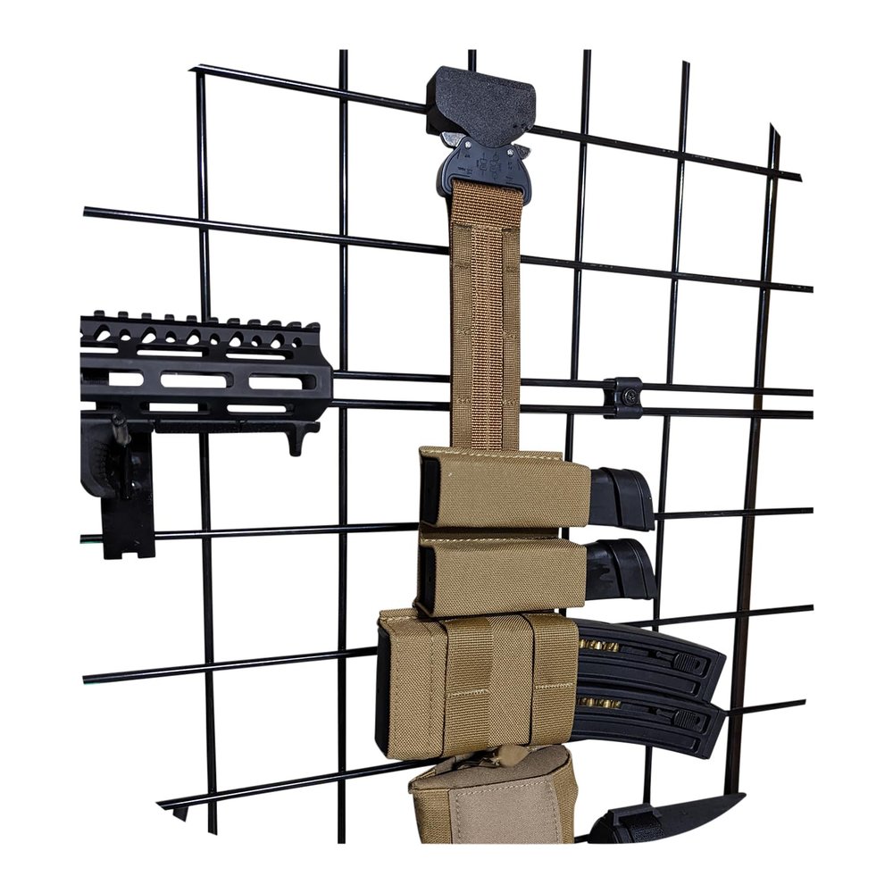 Hammy3DPrints Cobra Buckle Belt Mount - Gridwall | Gear Holder Storage Rack (Normal)