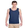 Gildan Adult Tank Top Heavy Cotton 5200. Navy view 1