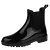 Women Rain Boots Lightweight Waterproof Fashion Booties - Low Calf Black (size 7 adults) view 1