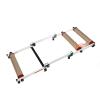 Bike Rollers for Mountain Road Bicycles Cycling Riding Platform, Indoor Fitness Equipment with Symmetrical Conical Bearings, Variable Front Wheel Bracket, Anti slip view 3