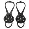 1 Pair of Spikes Spikes for Shoes Winter Nonslip Ice Spikes Shoe Claws Ice Cleats with 5 Spikes for Ice and Winter Outdoor Sports Climbing (S #11) view 1