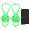 1 Pair of Spikes Spikes for Shoes Winter Nonslip Ice Spikes Shoe Claws Ice Cleats with 5 Spikes for Ice and Winter Outdoor Sports Climbing (M #14) view 1