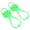 1 Pair of Spikes Spikes for Shoes Winter Nonslip Ice Spikes Shoe Claws Ice Cleats with 5 Spikes for Ice and Winter Outdoor Sports Climbing (M #14) view 4