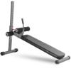XMARK Adjustable Decline Abdominal Sit-up Bench, 12 Resistance Levels (Black) view 2