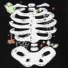 Carter's Boys' 2 Piece Glow-in-The-Dark Snug Fit Cotton Halloween PJS (Skeleton, 10 Years) view 2