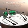 ATTCL Bundle Polarized Wrap Sunglasses For Men Cycling Driving Fishing - Sports Glasses Ultralight:(2238-touhui-Green)+(2022-Black+grey) view 4