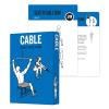 ELAORY Cable Workout Cards, 62 Exercises Cards Deck Large Size 5" x 3.5" Fitness Cards for Women & Men, Beginner Fitness Guide to Training Exercises at Home or Gym view 1